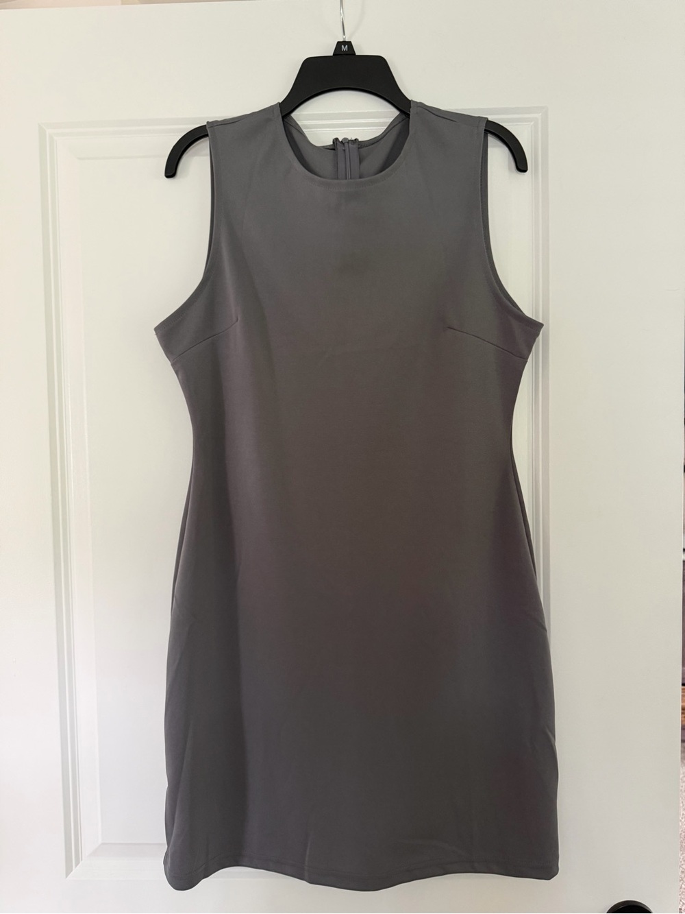 Sleeveless Gray Sheath Dress - Classic Work-to-Weekend